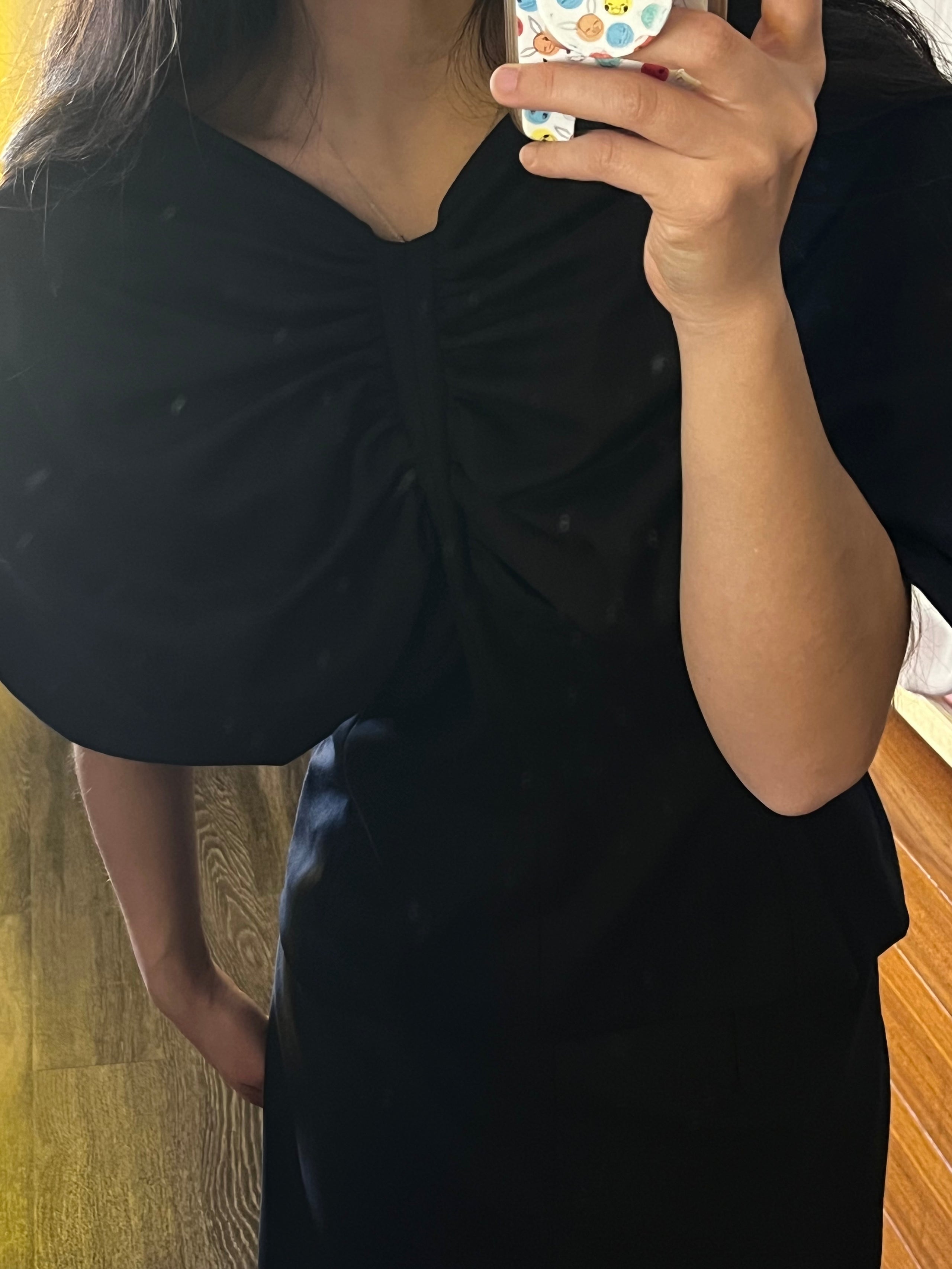 Jacquemus L'amour d'un gitan le haut vallauris navy top balloon bow FR36 XS  S | mira look